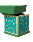 Bentwood Box - Frog - Green