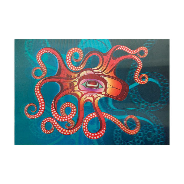 3D Lenticular Postcard - Octopus (Nuu)