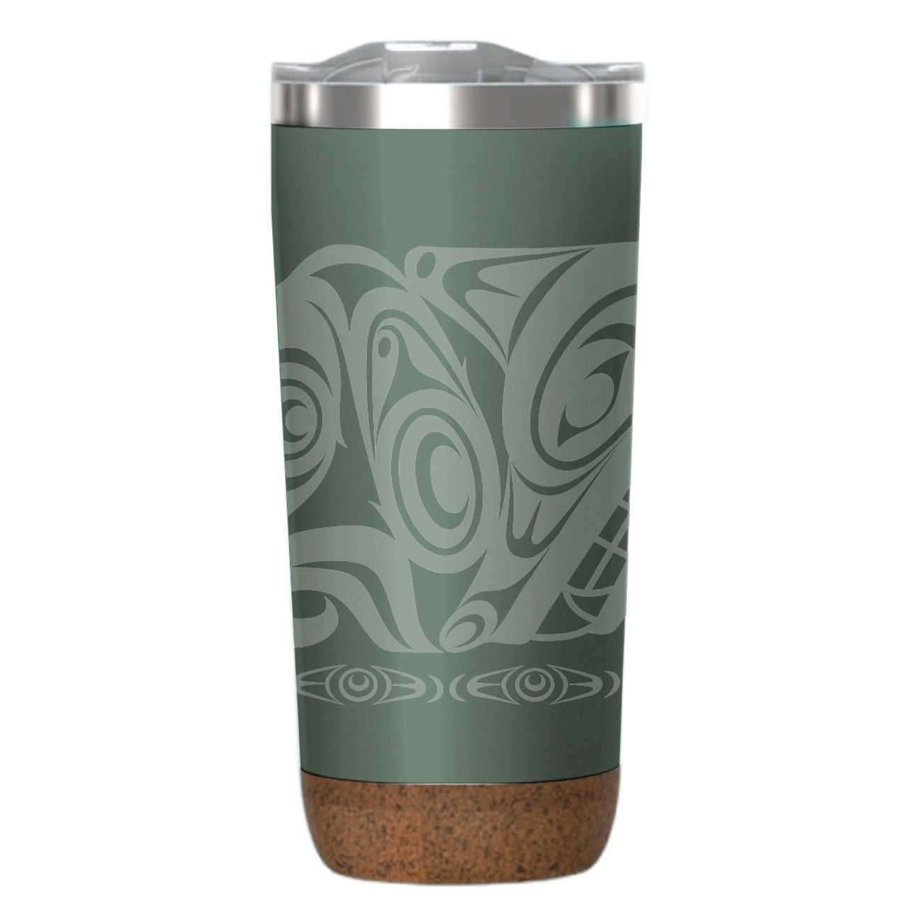 Travel Mug - Cork Base - 20oz - Urban Wolf