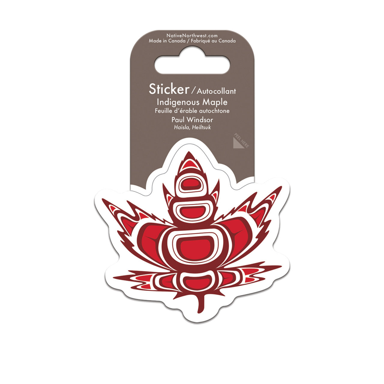 Sticker - Vinyl - Indigenous Maple