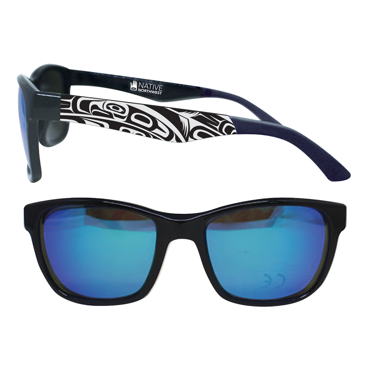 Sunglasses - Mirror Metallic - Navy - Gift of Honour