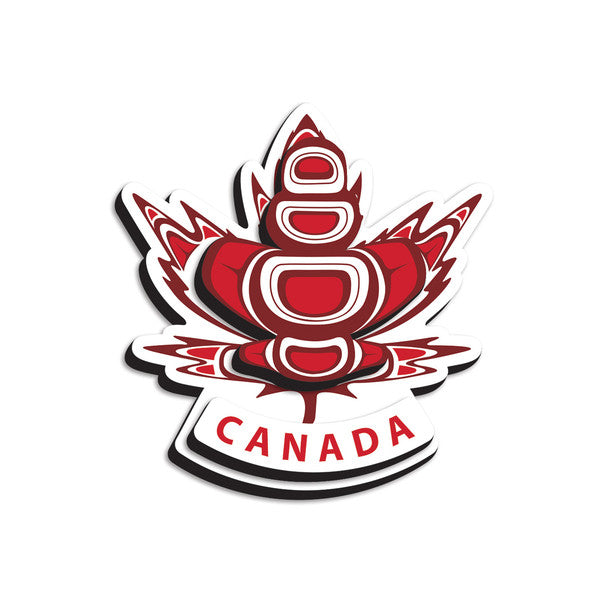 Magnet - 3D - Canada - Indigenous Maple