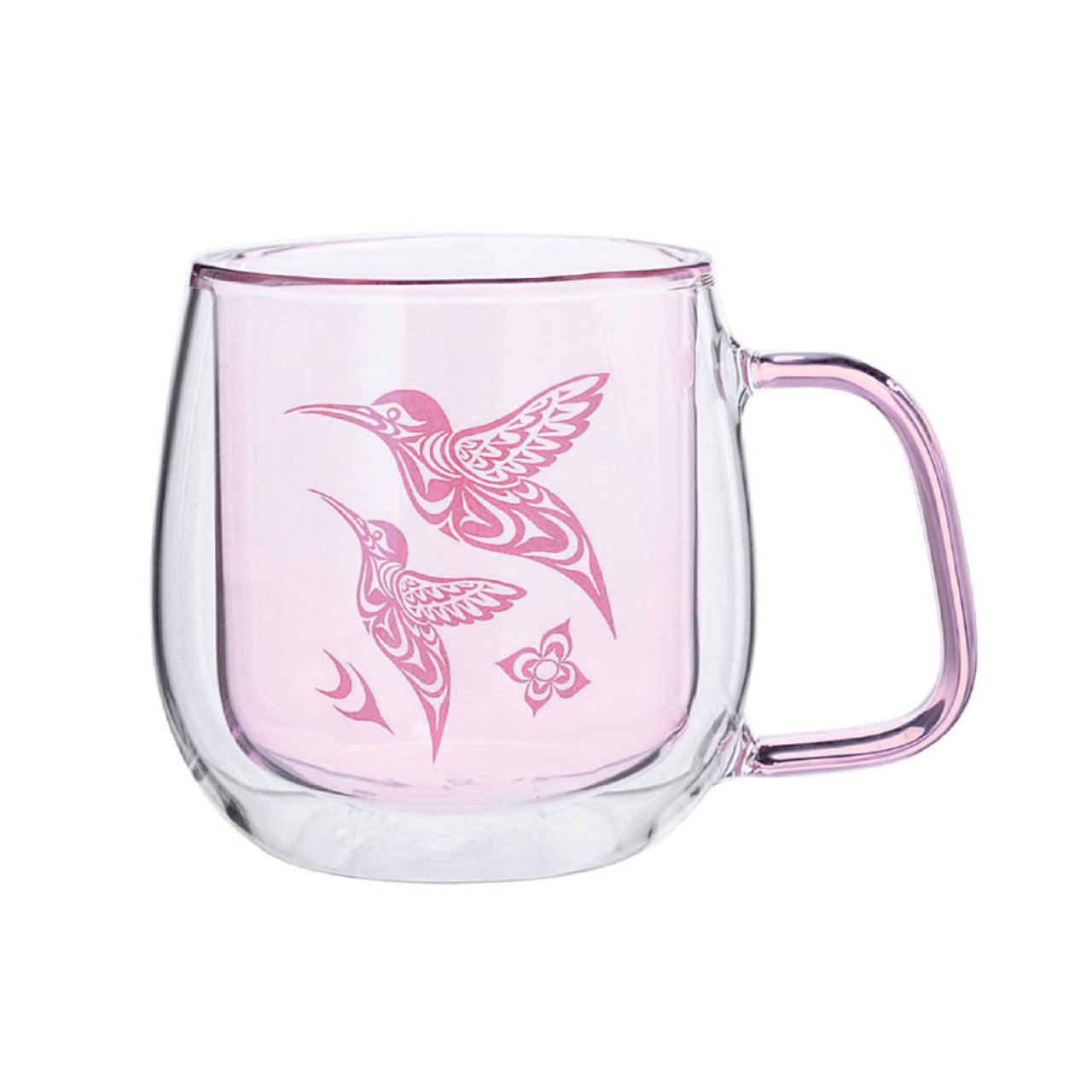 Mug - Glass - Hummingbird
