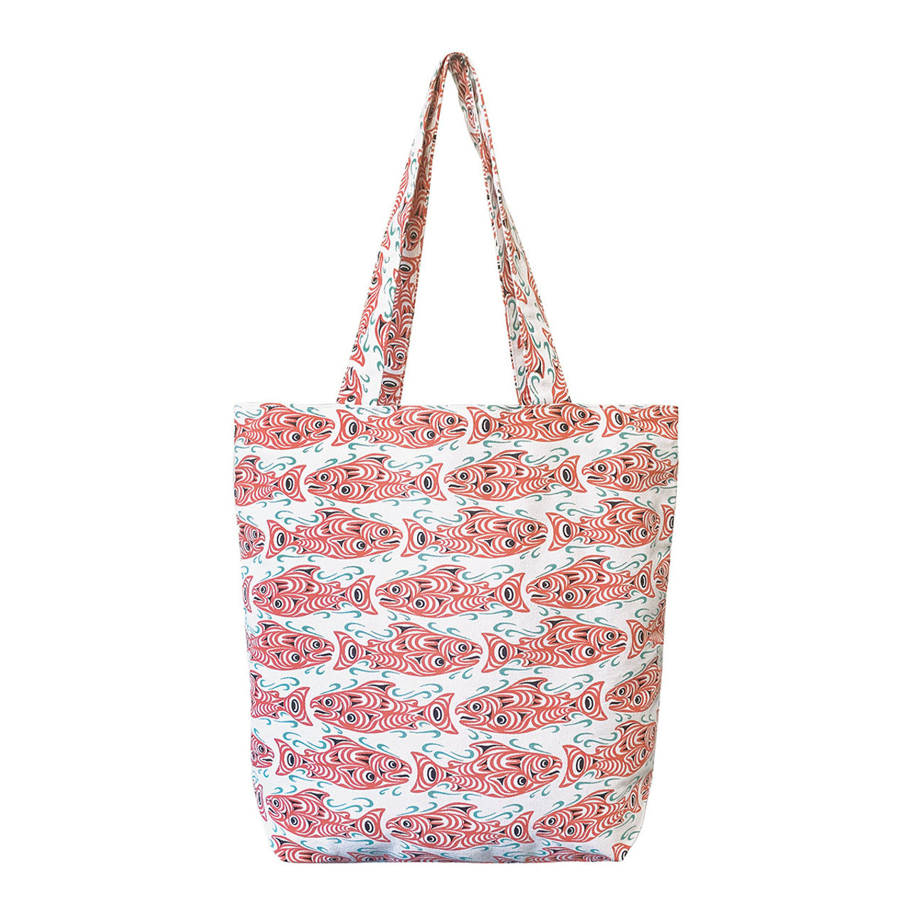 Tote Bag - Cotton Canvas - *Coho Salmon
