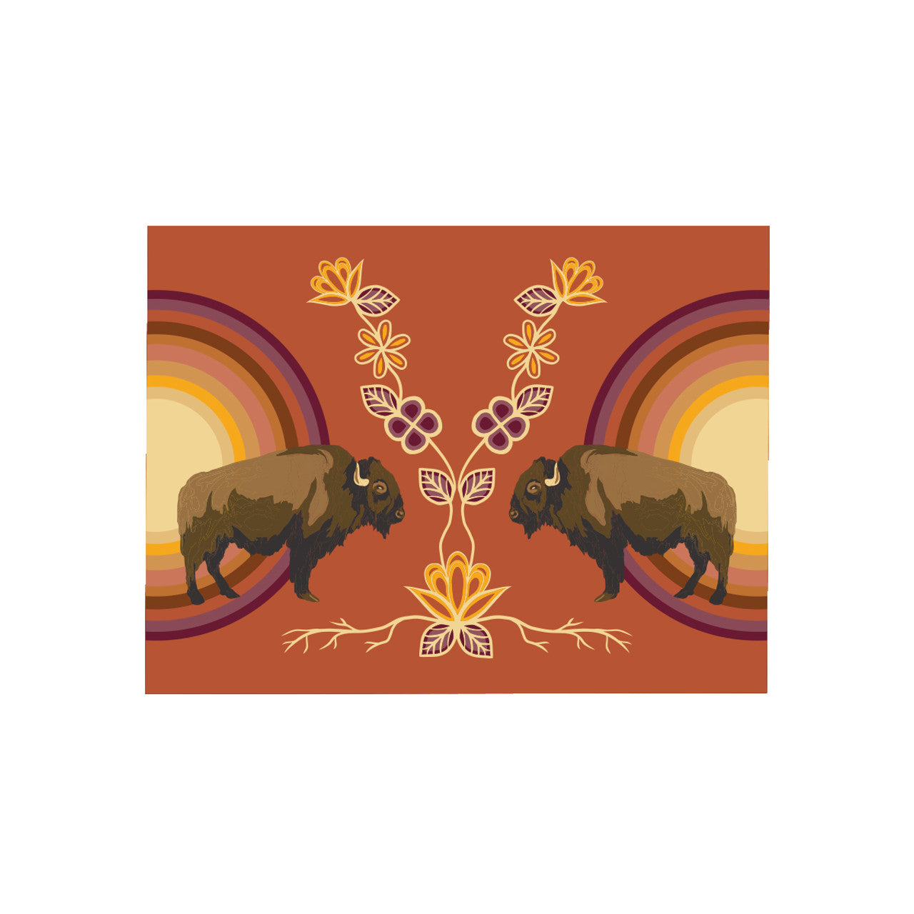 Card - Buffaloes (MashkodeBiizhikina) - 5x7