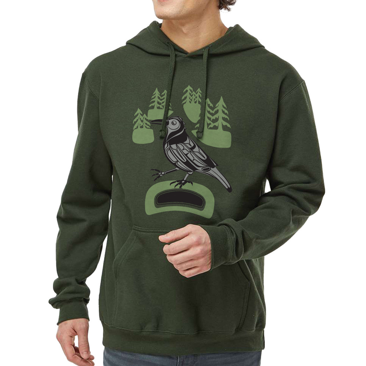 Hoodie - Pullover - Crow - Walk in the Park