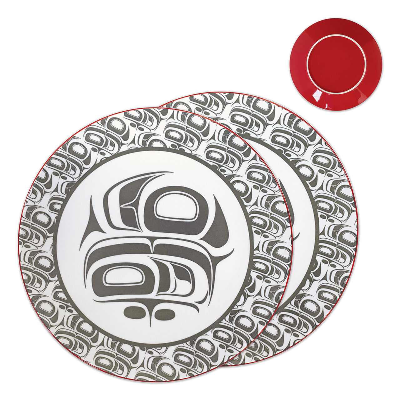 Dinner Plate - Set of 2 - Porcelain - Eagle Transforming