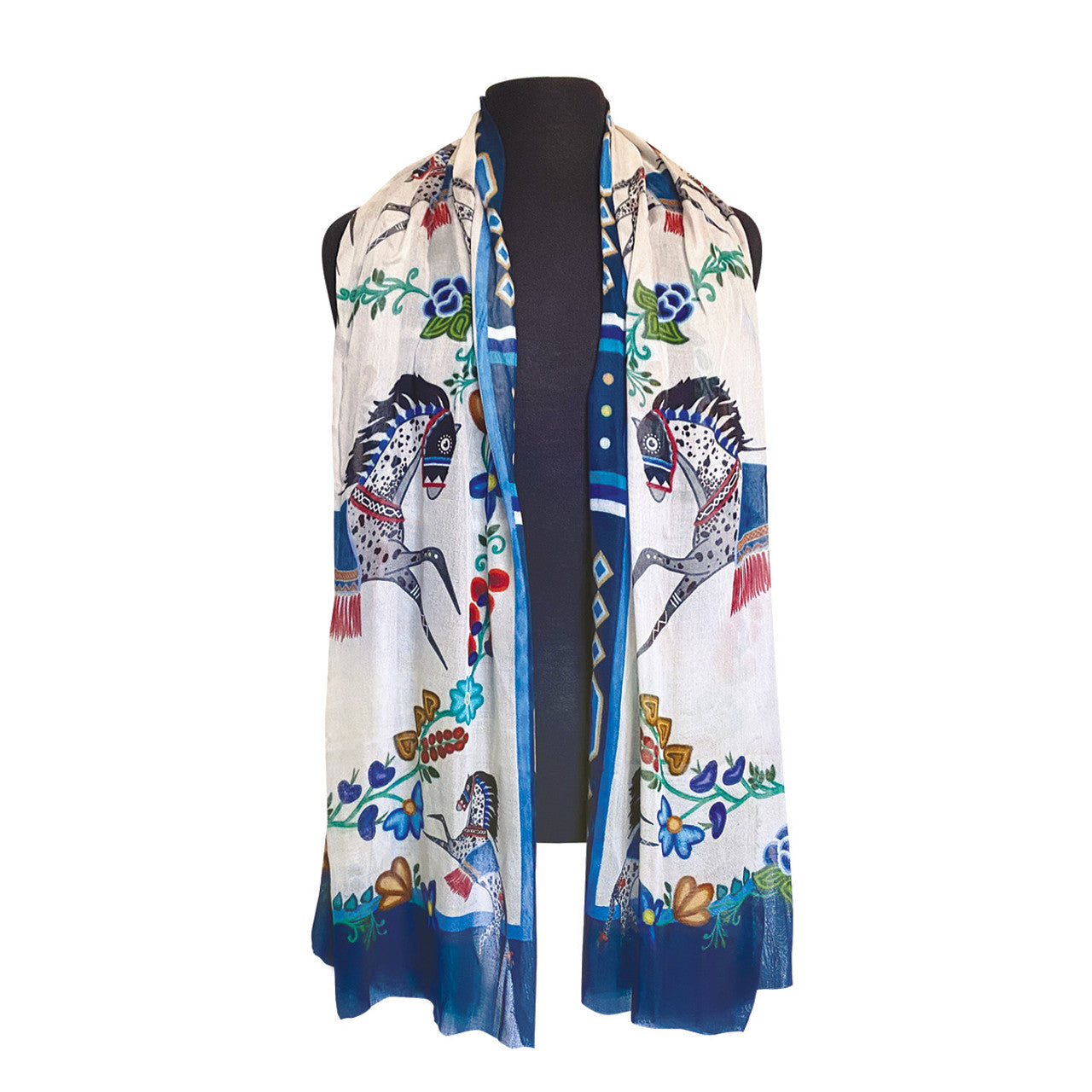 Scarf - Signature - Horse (Gidagiza Mishtadim)