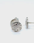 Earrings - Sterling Silver - Stud - Eagle - Micro - 8mm