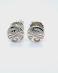 Earrings - Sterling Silver - Stud - Eagle - Micro - 8mm
