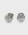 Earrings - Sterling Silver - Stud - Hummingbird - Micro - 8mm