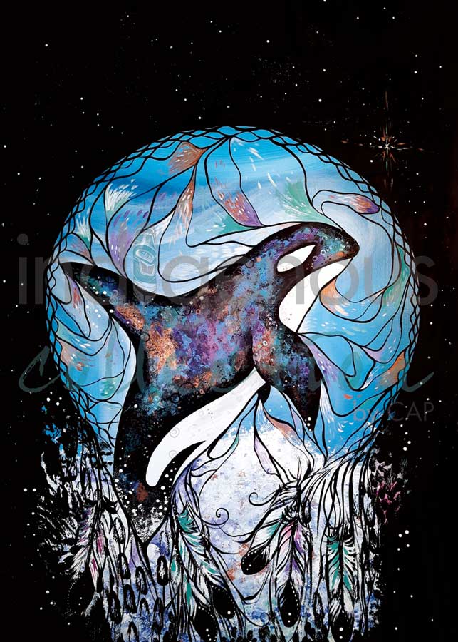 Card - Joseph - Orca Dreamcatcher - 6x9