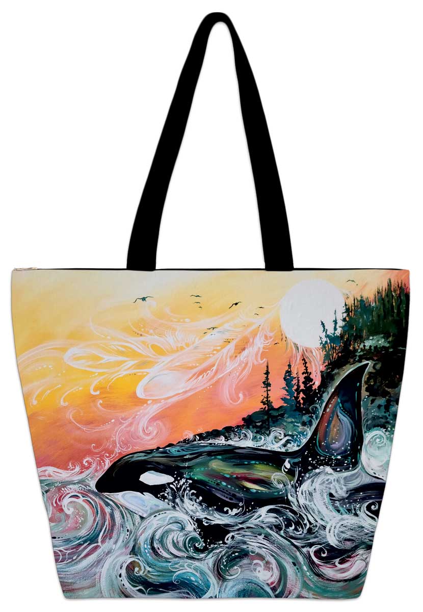 Tote Bag - Killer Whale Sunset