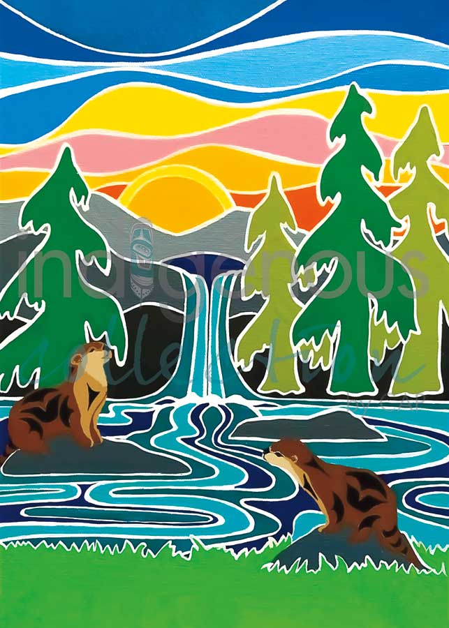 Card - Davies - Otter Be Fun - 6x9