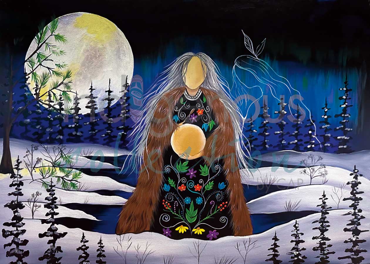 Card - Somers - December Moon - 6x9