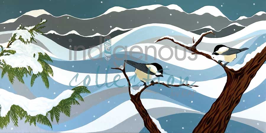 Card - Davies - Snowdrifts - 6x9