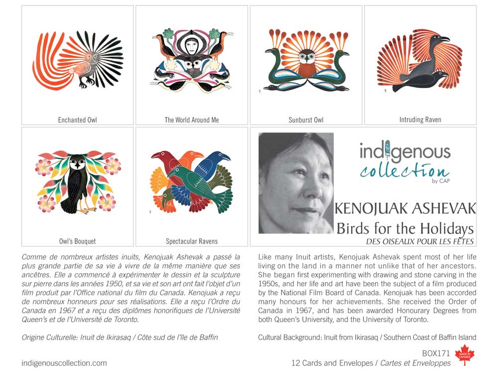Box of Cards - Kenojuak Ashevak - Birds For The Holidays