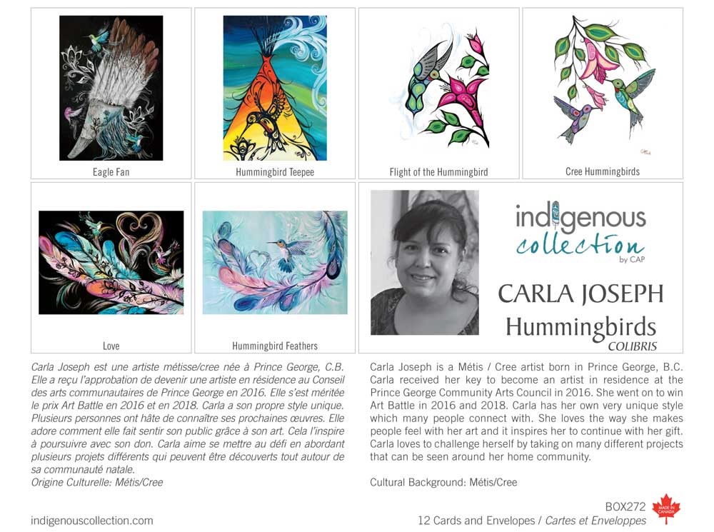 Box of Cards - Carla Joseph - Hummingbirds