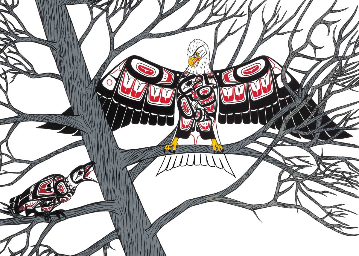 Card - Shorty - Screaming Eagle - 6x9