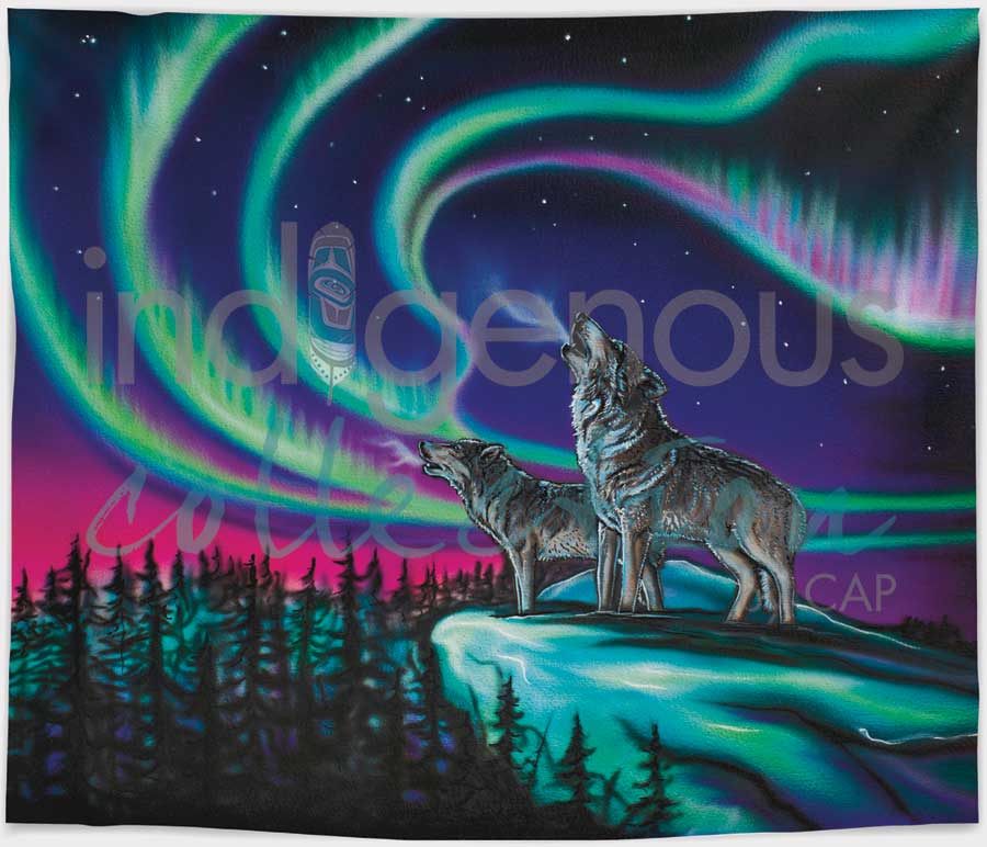 Blanket - Fleece - Sky Dance - Wolf Song