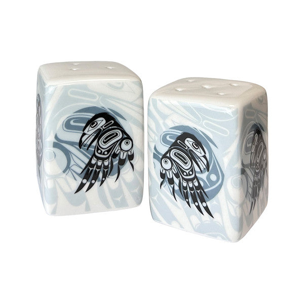 Salt & Pepper Shaker Set - Ceramic - Raven Moon