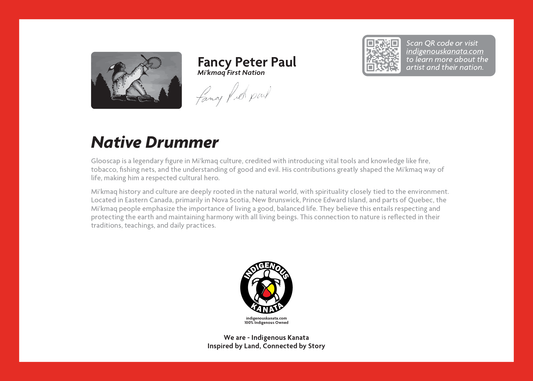Card - Native Drummer - 5x7
