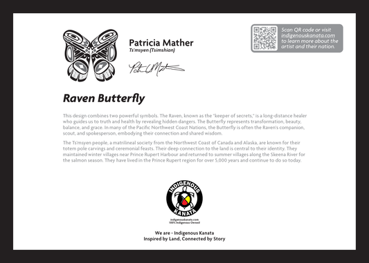 Card - Raven Butterfly - 5x7