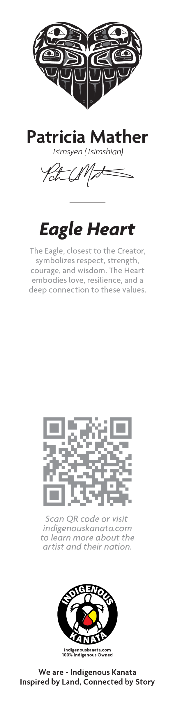 Bookmark - Eagle Heart