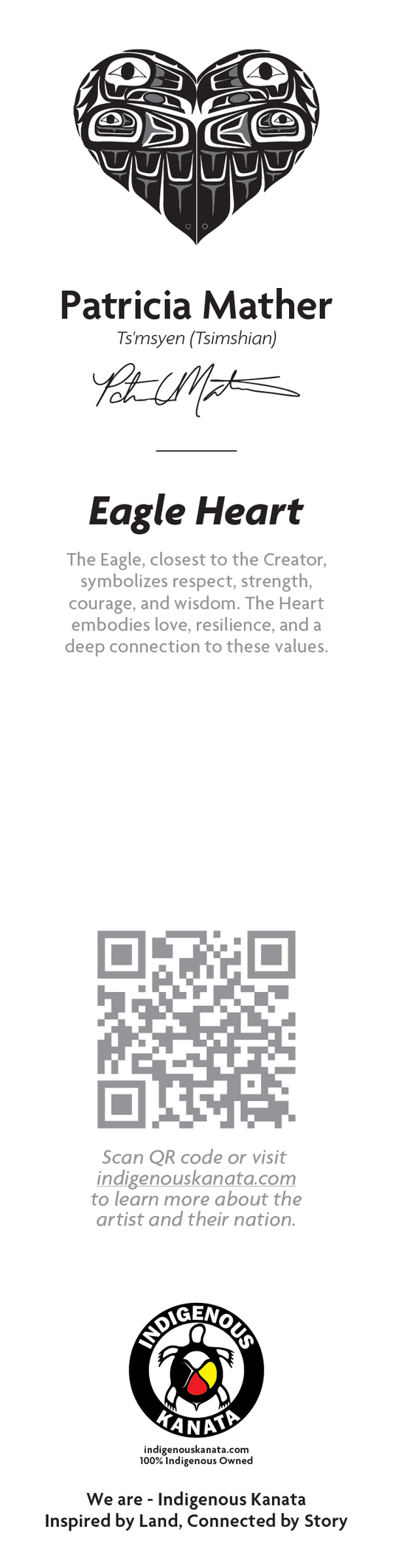 Bookmark - Eagle Heart