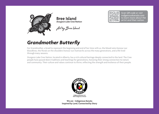 Card - Grandmother Butterfly - 5x7