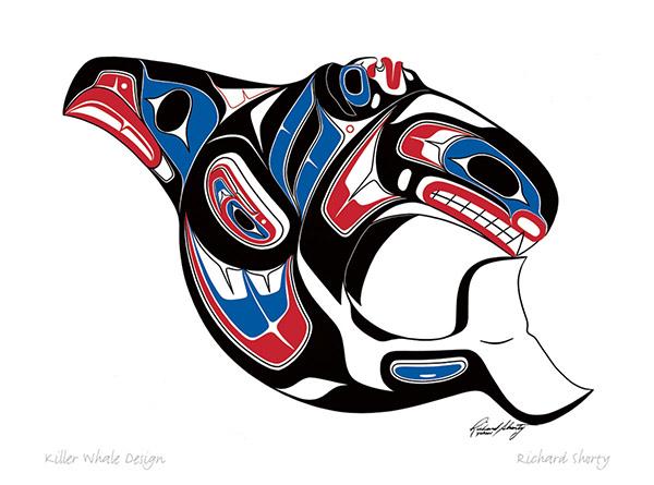 Card - Shorty - Killer Whale Design - 6x9