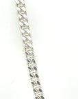 Curb chain - sterling silver