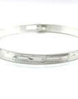 Bangle - Sterling Silver - 1/4" - Hummingbird & Orca