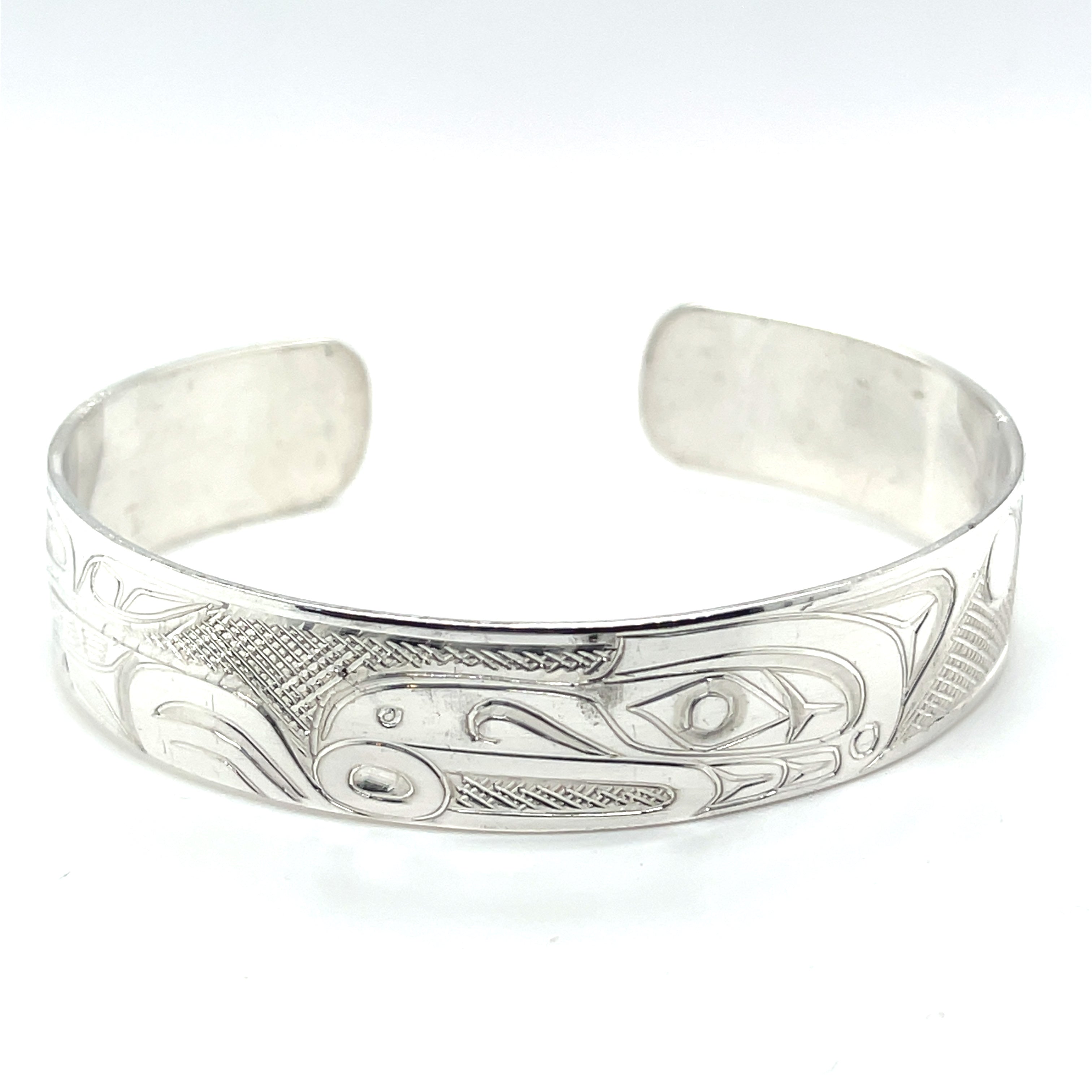 Bracelet - Sterling Silver - 1/2&quot; - Thunderbird