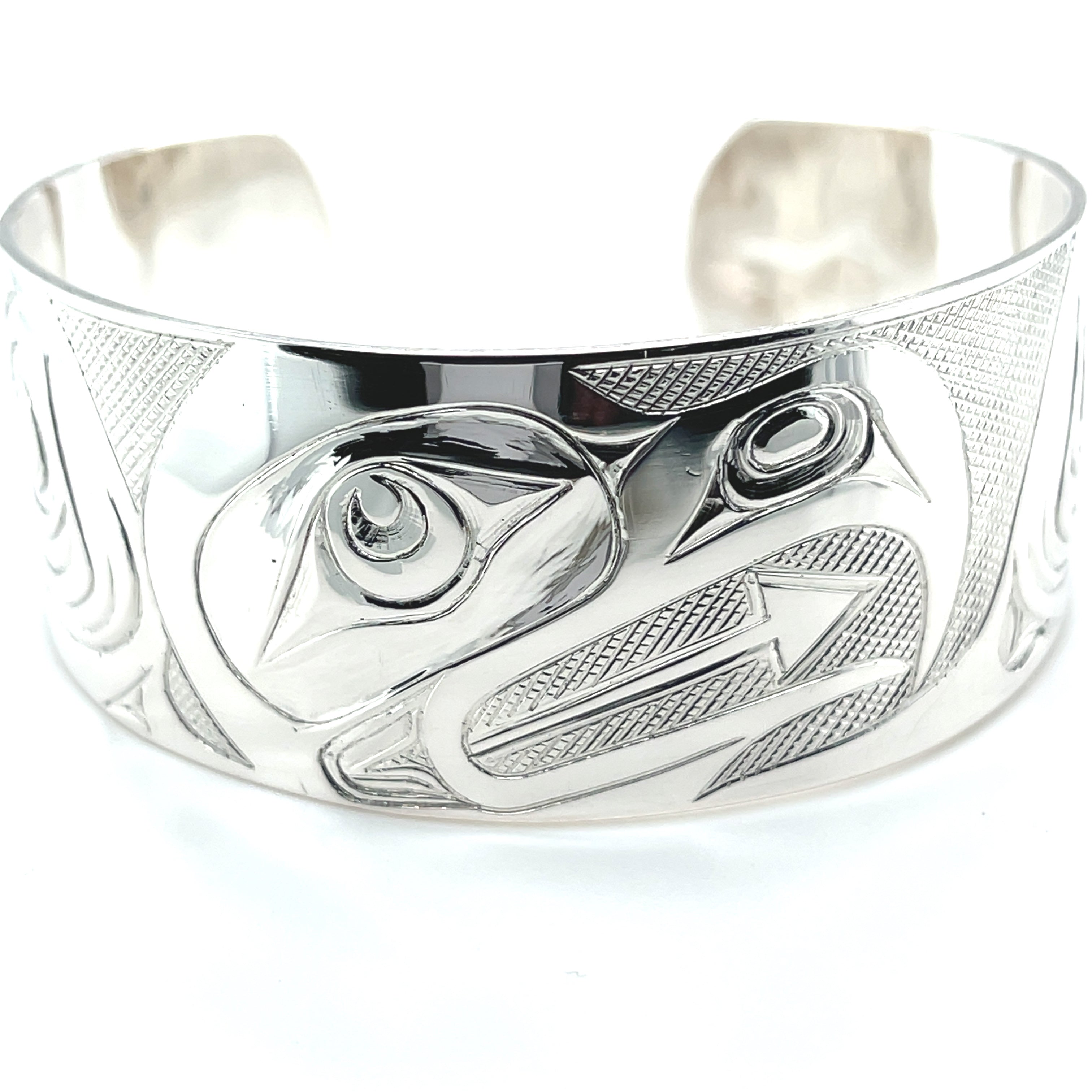 Bracelet - Sterling Silver - 1" - Eagle