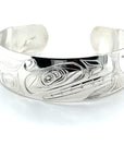 Bracelet - Sterling Silver - 3/4" - Orca with Raven Fin