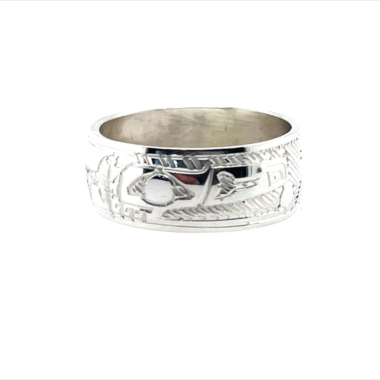 Ring - Sterling Silver - 5/16&quot; - Raven