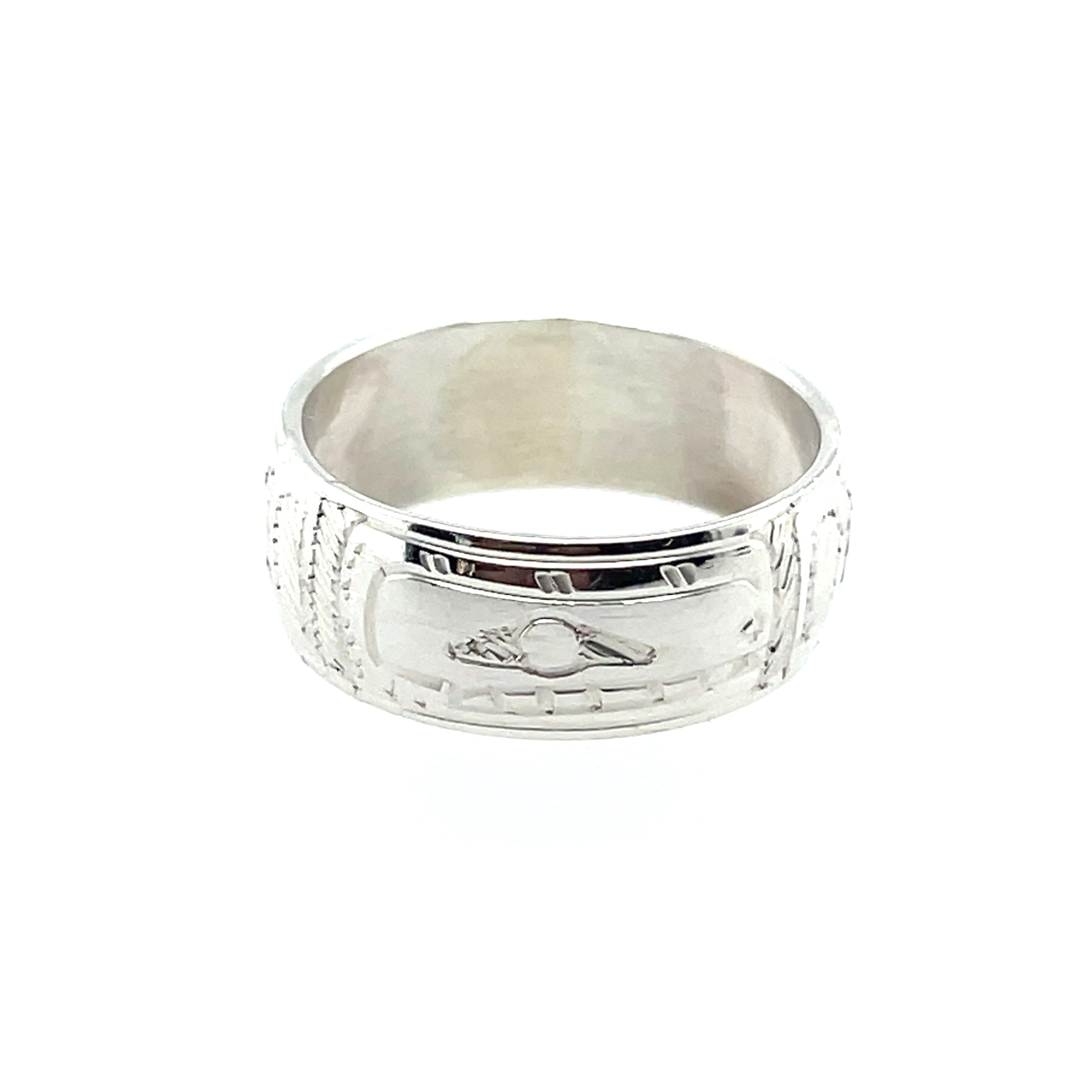 Ring - Sterling Silver - 5/16&quot; - Orca