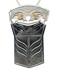 Pendant - Gold & Silver - Shield - Frog