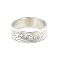 Ring - Sterling Silver - 1/4" -  Eagle