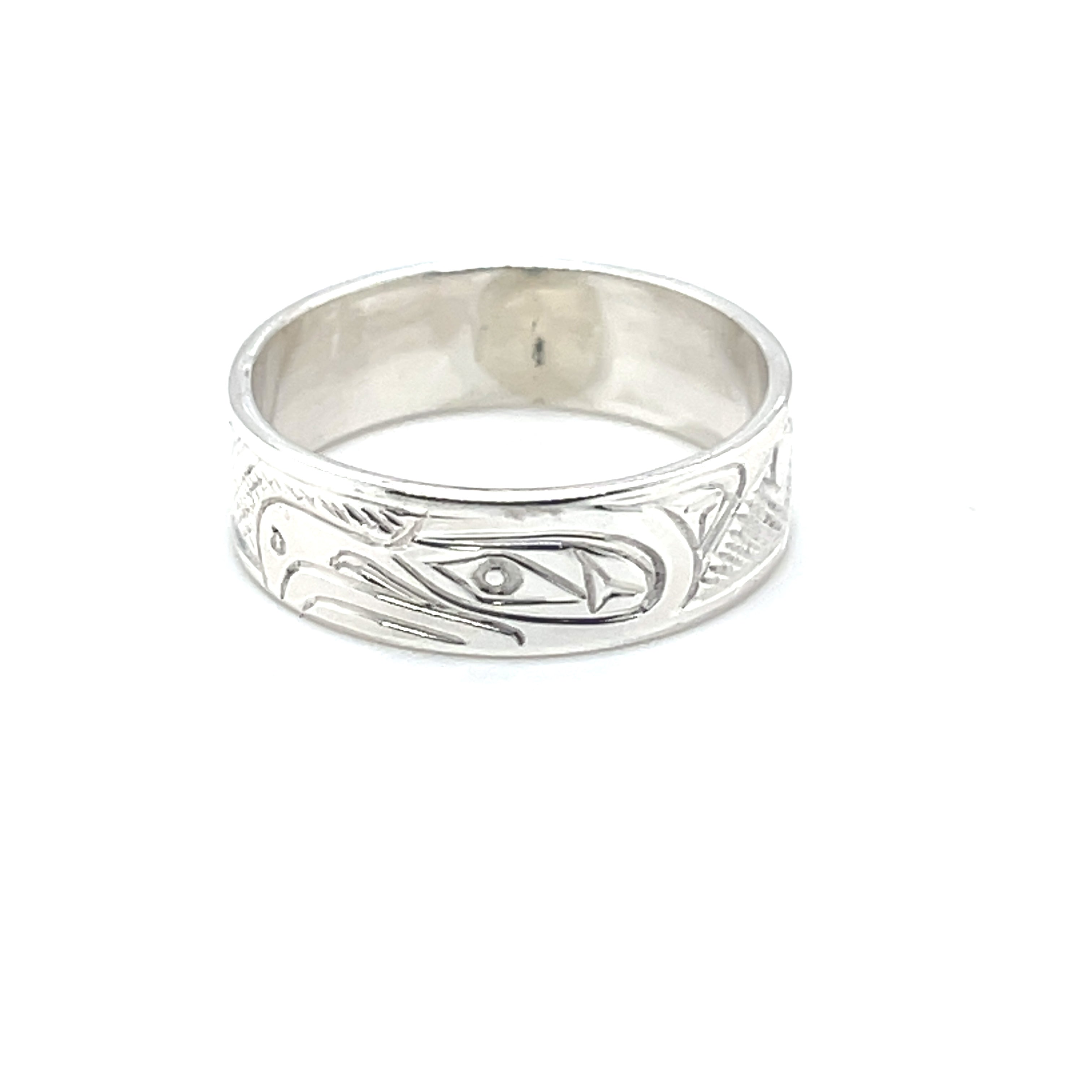 Ring - Sterling Silver - 1/4&quot; -  Thunderbird