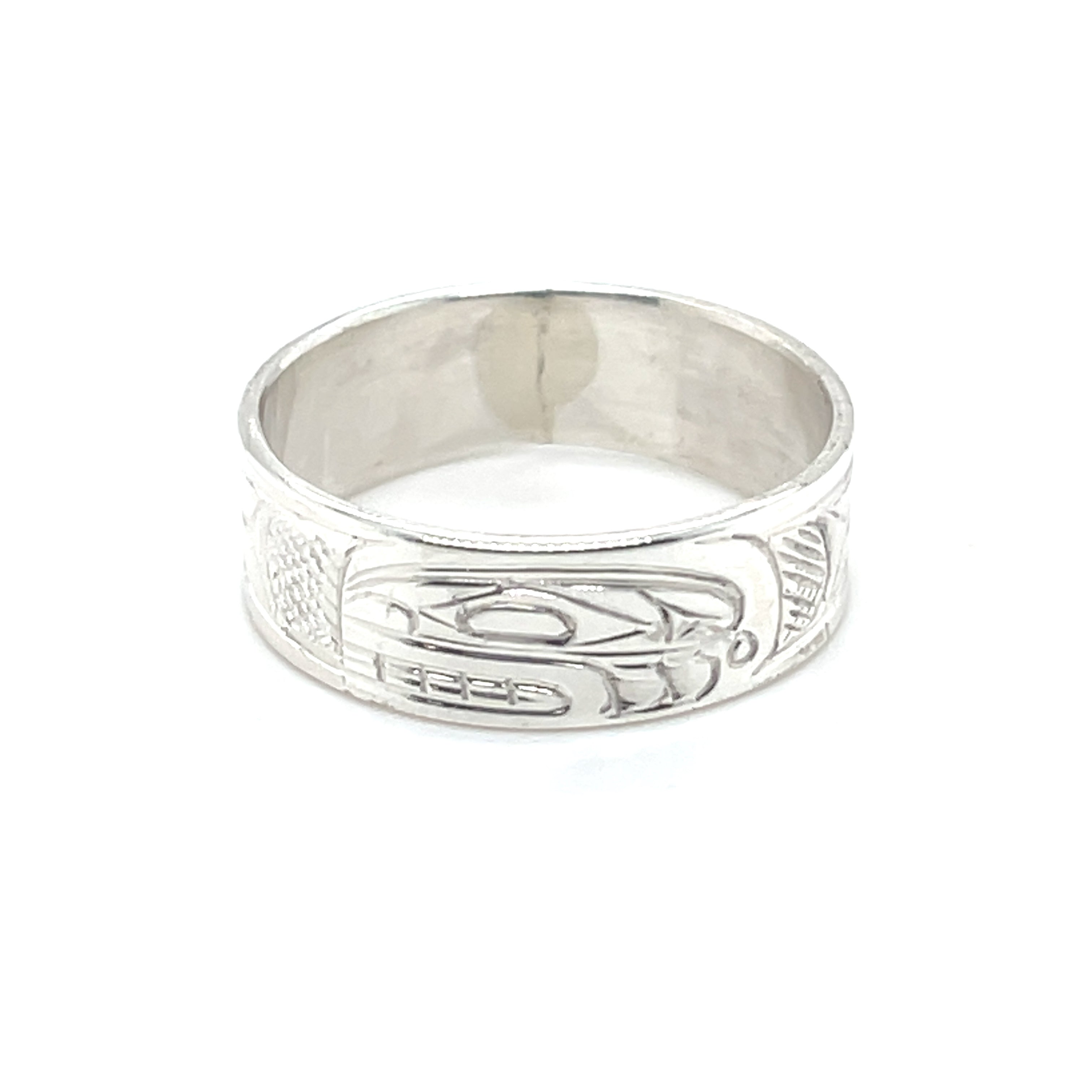 Ring - Sterling Silver - 1/4&quot; -  Orca