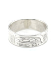 Ring - Sterling Silver - 1/4" -  Orca