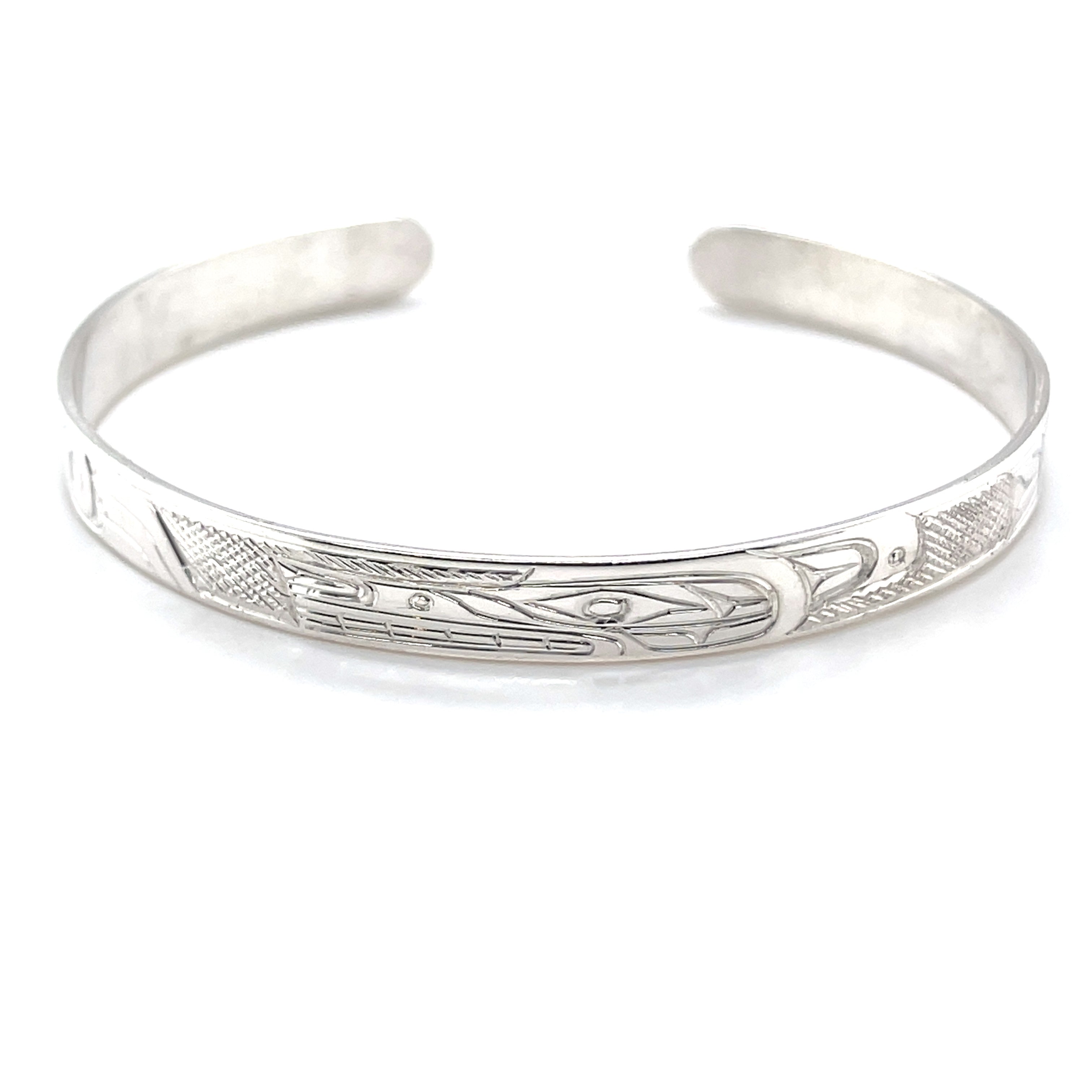 Bracelet - Sterling Silver - 1/4&quot; - Wolf