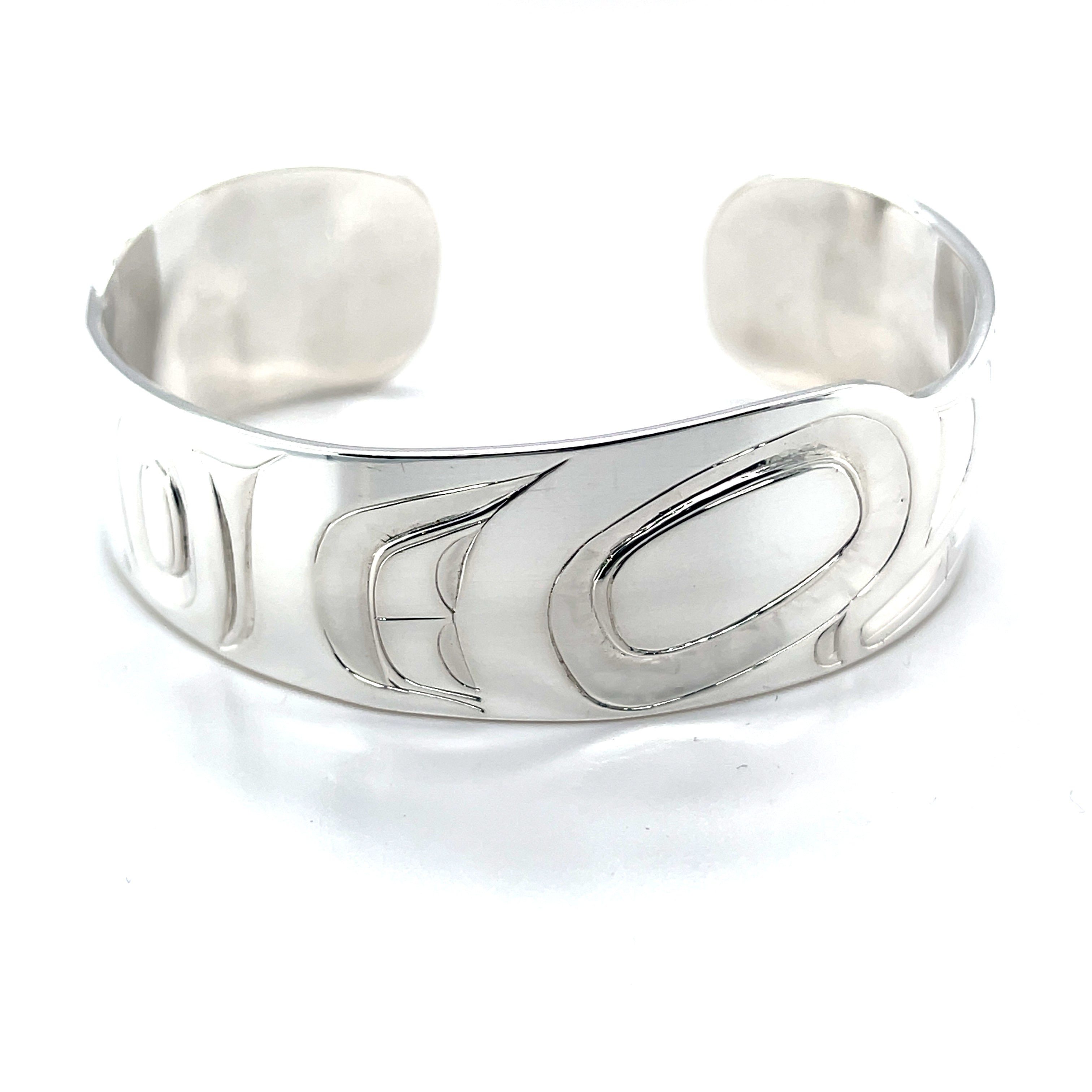 Bracelet - Sterling Silver - 3/4&quot; - Wolf
