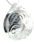 Pendant - Sterling Silver - Teardrop - Salmon