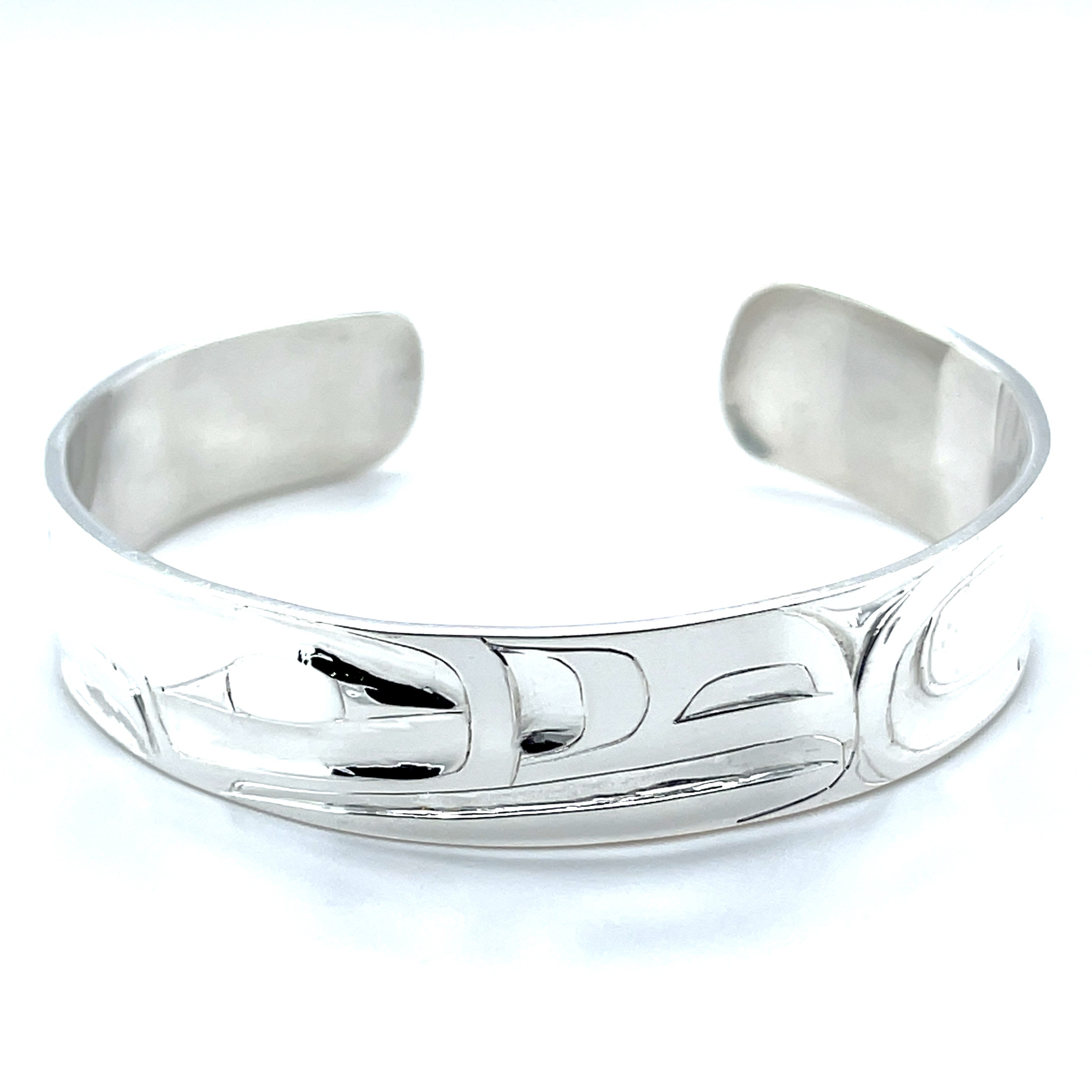 Bracelet - Sterling Silver - 1/2&quot; - Raven