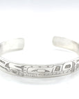 Bracelet - Sterling Silver - 3/8" - Wolf