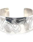 Bracelet - Sterling Silver - 1" - Thunderbird