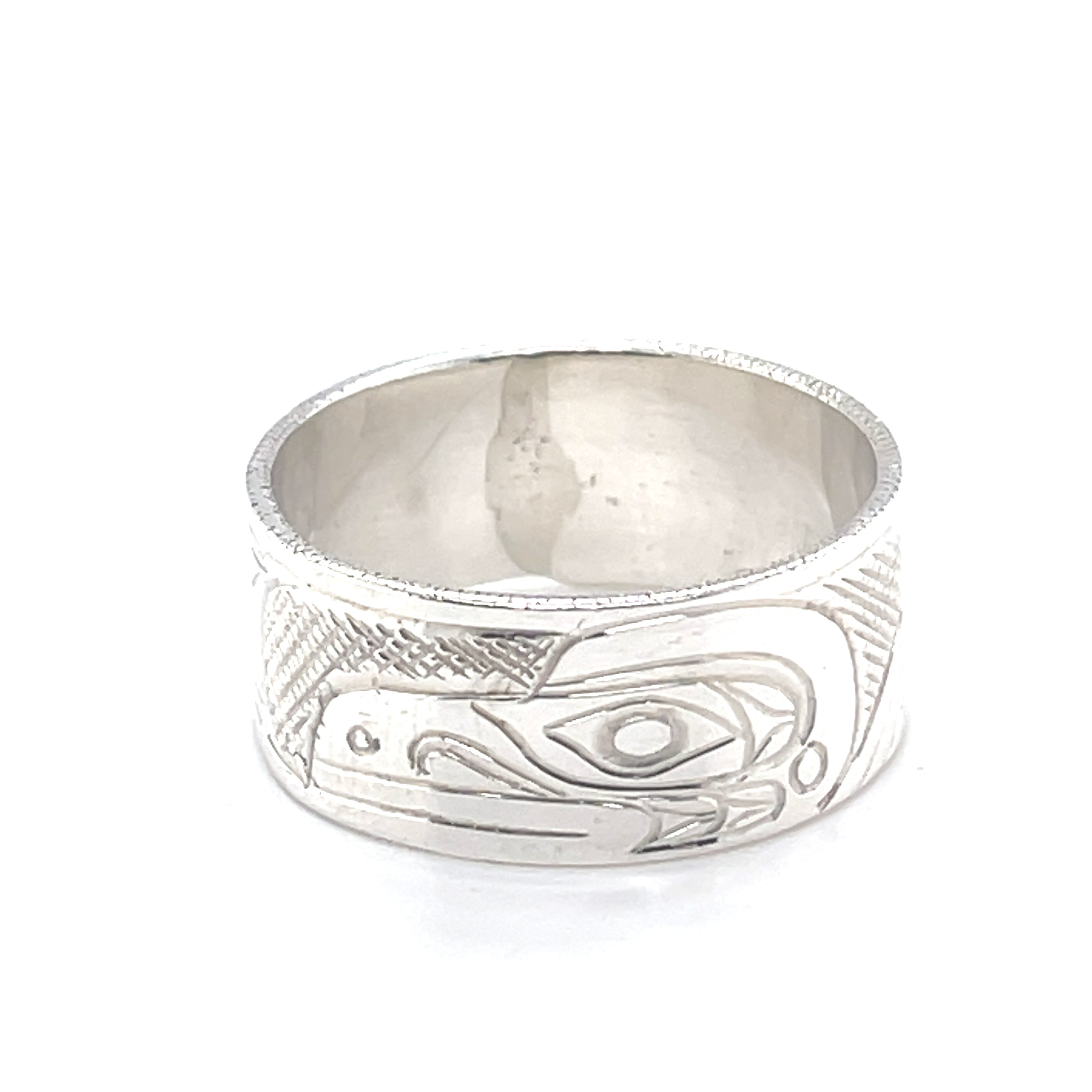 Ring - Sterling Silver - 3/8&quot; -  Raven